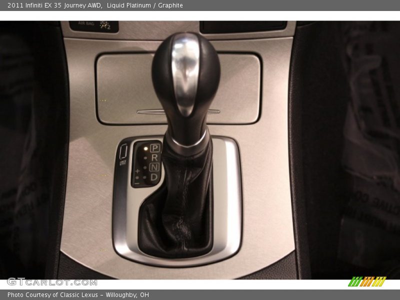  2011 EX 35 Journey AWD 7 Speed ASC Automatic Shifter