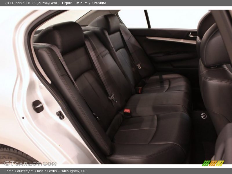 Rear Seat of 2011 EX 35 Journey AWD