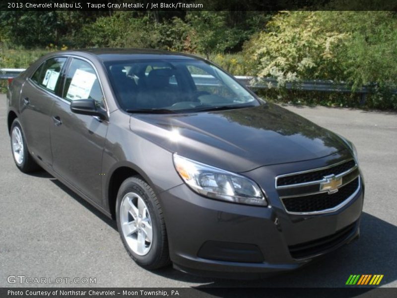 Taupe Gray Metallic / Jet Black/Titanium 2013 Chevrolet Malibu LS