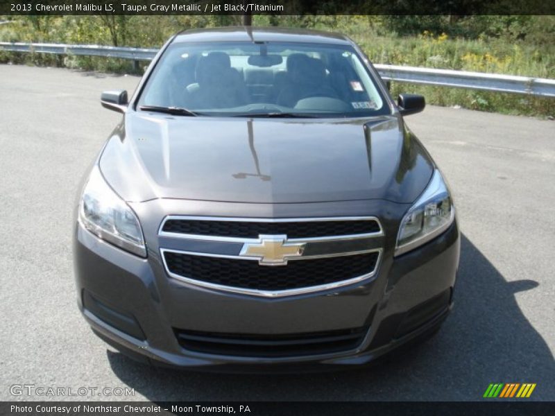 Taupe Gray Metallic / Jet Black/Titanium 2013 Chevrolet Malibu LS