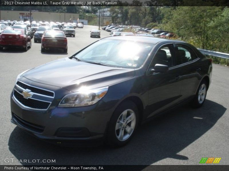 Taupe Gray Metallic / Jet Black/Titanium 2013 Chevrolet Malibu LS