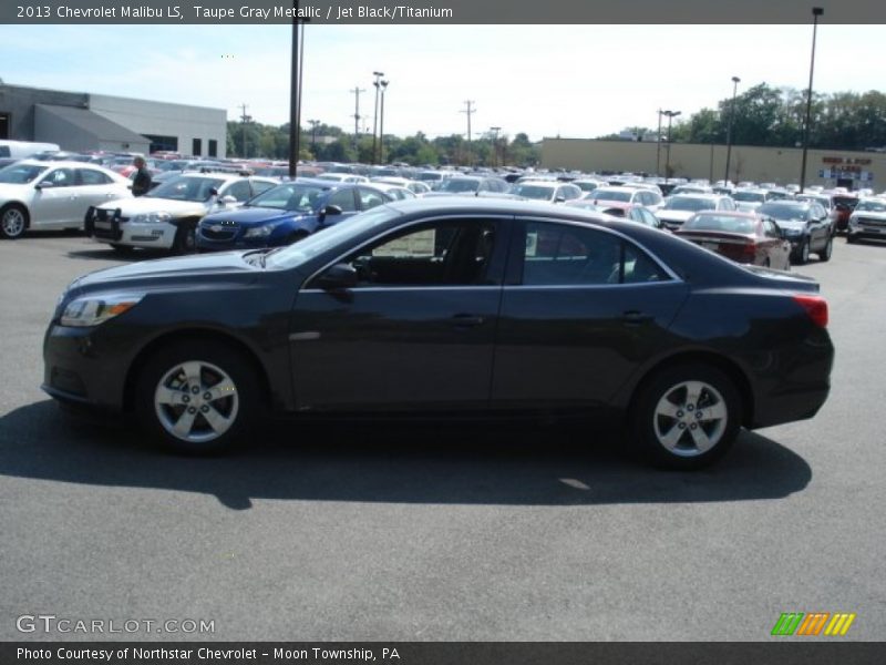 Taupe Gray Metallic / Jet Black/Titanium 2013 Chevrolet Malibu LS