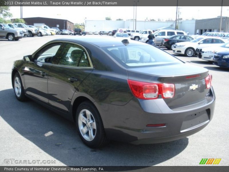 Taupe Gray Metallic / Jet Black/Titanium 2013 Chevrolet Malibu LS