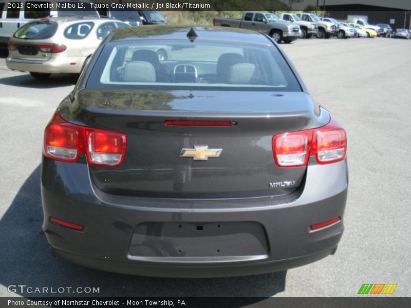 Taupe Gray Metallic / Jet Black/Titanium 2013 Chevrolet Malibu LS