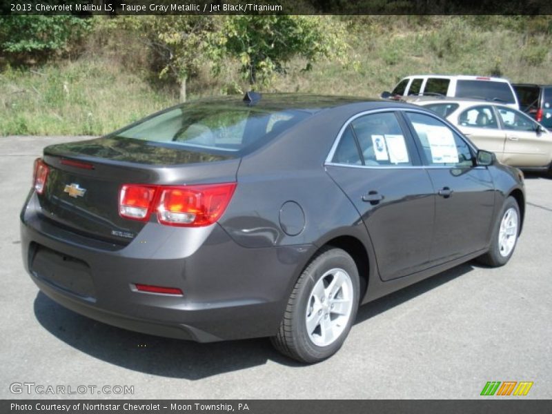 Taupe Gray Metallic / Jet Black/Titanium 2013 Chevrolet Malibu LS