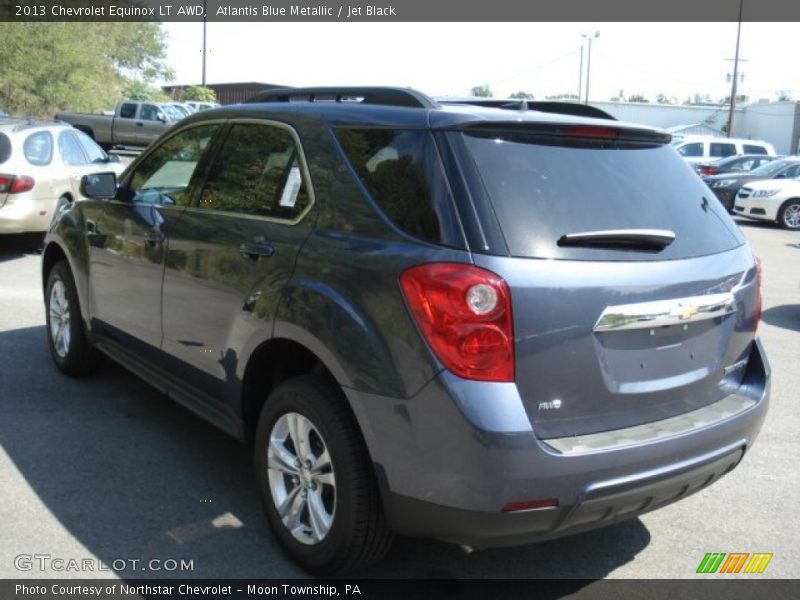 Atlantis Blue Metallic / Jet Black 2013 Chevrolet Equinox LT AWD