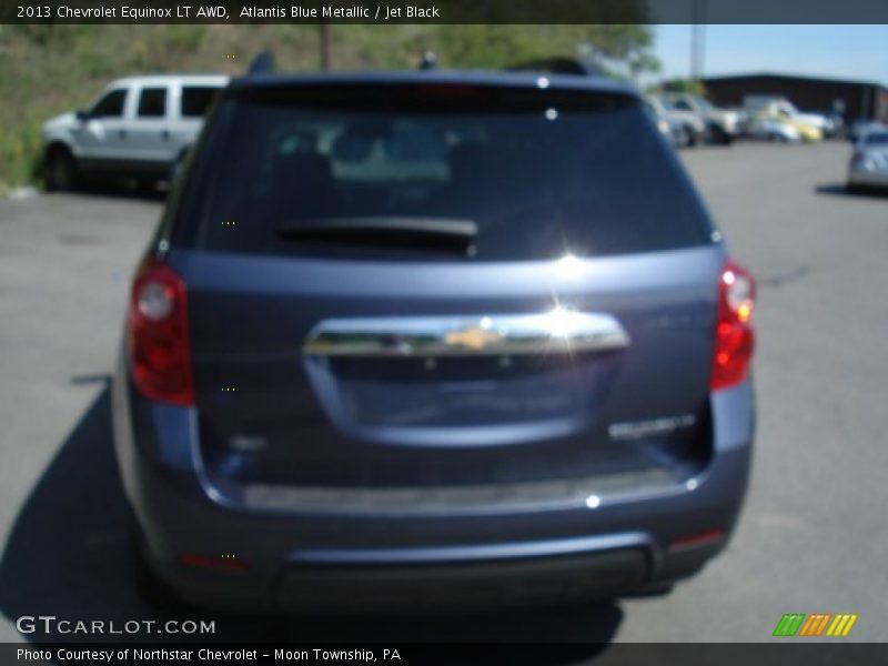 Atlantis Blue Metallic / Jet Black 2013 Chevrolet Equinox LT AWD