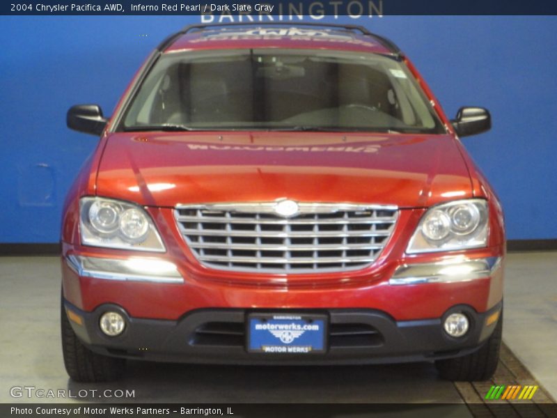 Inferno Red Pearl / Dark Slate Gray 2004 Chrysler Pacifica AWD