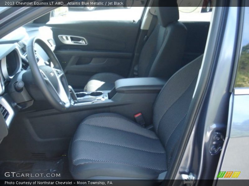 Atlantis Blue Metallic / Jet Black 2013 Chevrolet Equinox LT AWD