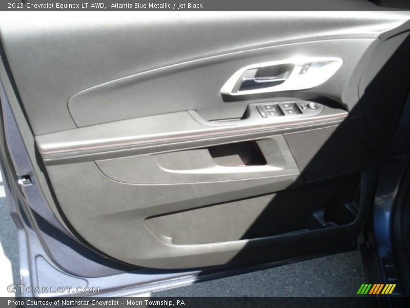 Atlantis Blue Metallic / Jet Black 2013 Chevrolet Equinox LT AWD