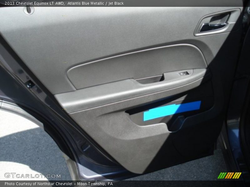 Atlantis Blue Metallic / Jet Black 2013 Chevrolet Equinox LT AWD
