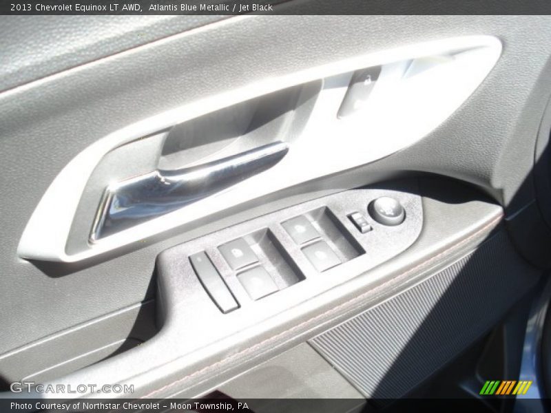 Atlantis Blue Metallic / Jet Black 2013 Chevrolet Equinox LT AWD