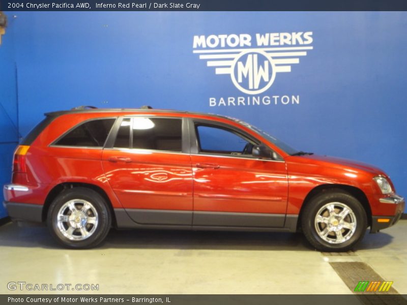 Inferno Red Pearl / Dark Slate Gray 2004 Chrysler Pacifica AWD