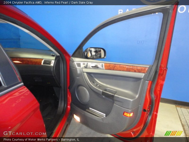 Inferno Red Pearl / Dark Slate Gray 2004 Chrysler Pacifica AWD
