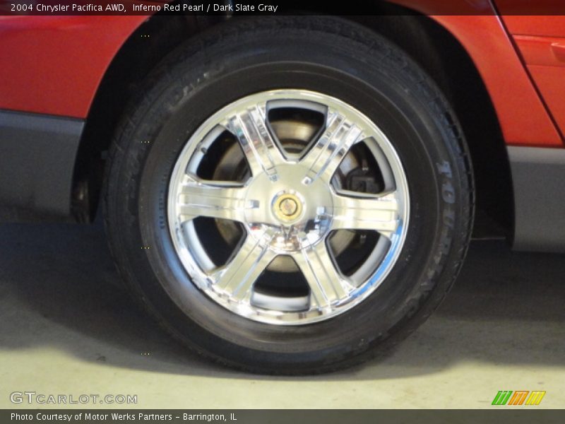 Inferno Red Pearl / Dark Slate Gray 2004 Chrysler Pacifica AWD