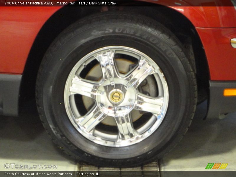 Inferno Red Pearl / Dark Slate Gray 2004 Chrysler Pacifica AWD
