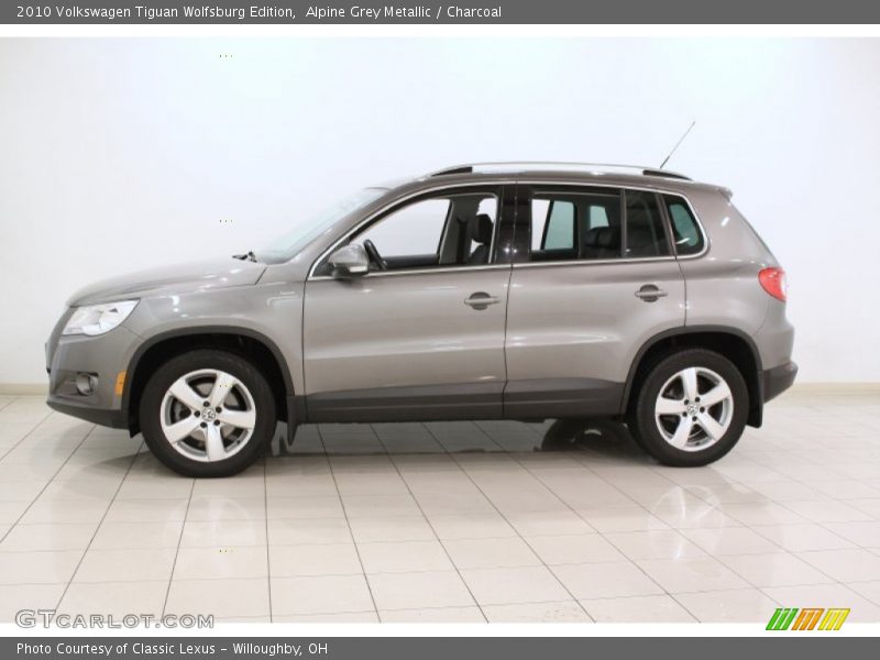 Alpine Grey Metallic / Charcoal 2010 Volkswagen Tiguan Wolfsburg Edition
