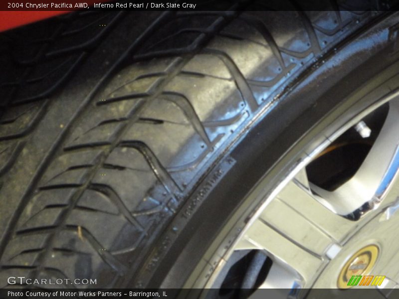 Inferno Red Pearl / Dark Slate Gray 2004 Chrysler Pacifica AWD