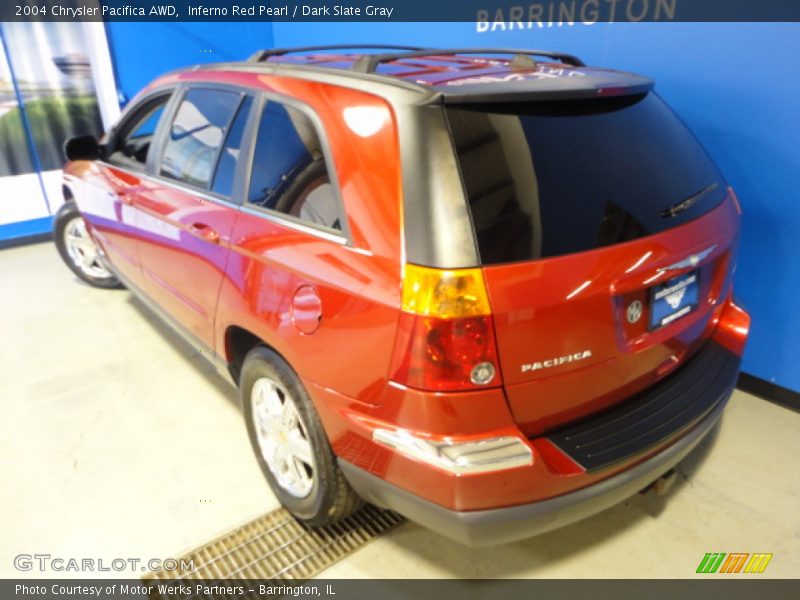 Inferno Red Pearl / Dark Slate Gray 2004 Chrysler Pacifica AWD
