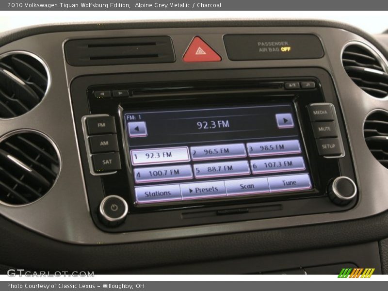 Alpine Grey Metallic / Charcoal 2010 Volkswagen Tiguan Wolfsburg Edition