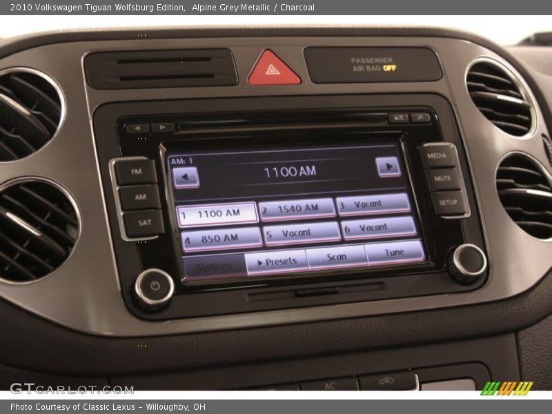 Alpine Grey Metallic / Charcoal 2010 Volkswagen Tiguan Wolfsburg Edition