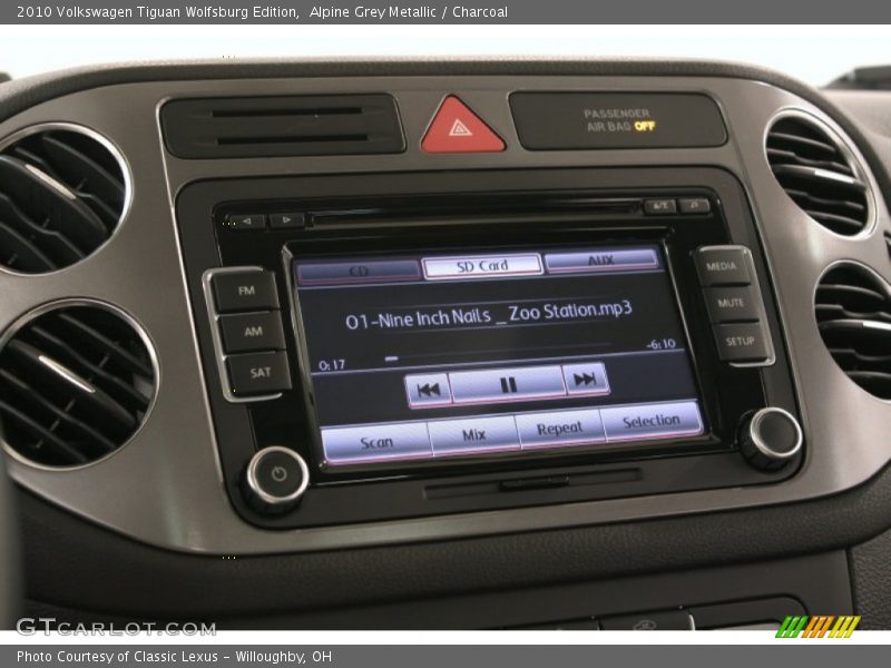 Alpine Grey Metallic / Charcoal 2010 Volkswagen Tiguan Wolfsburg Edition