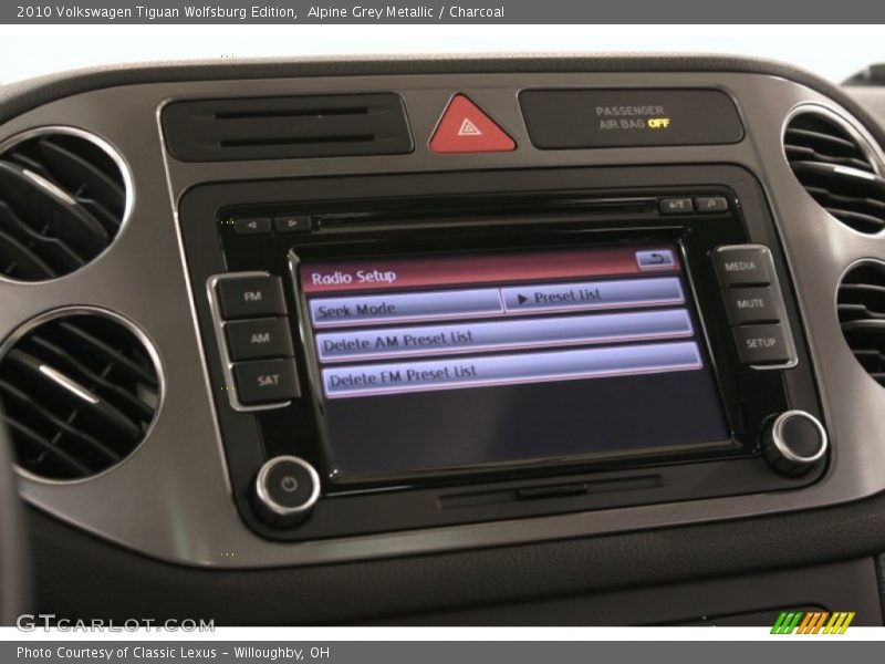 Alpine Grey Metallic / Charcoal 2010 Volkswagen Tiguan Wolfsburg Edition