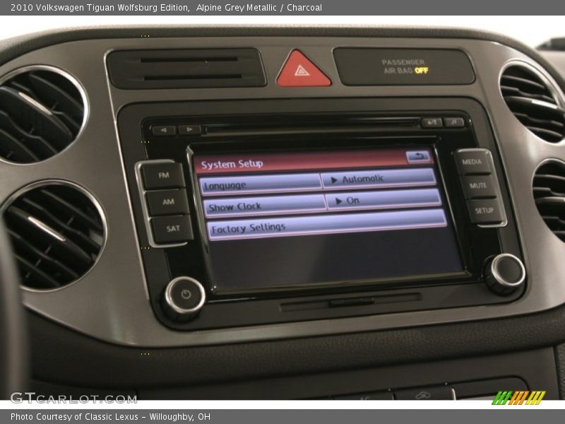 Alpine Grey Metallic / Charcoal 2010 Volkswagen Tiguan Wolfsburg Edition