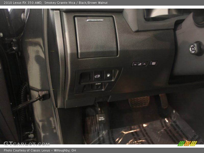 Smokey Granite Mica / Black/Brown Walnut 2010 Lexus RX 350 AWD