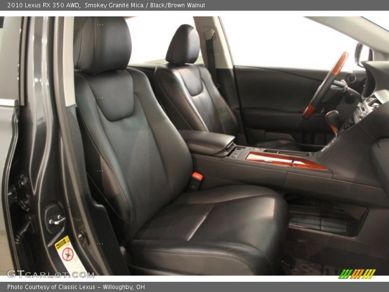 2010 RX 350 AWD Black/Brown Walnut Interior