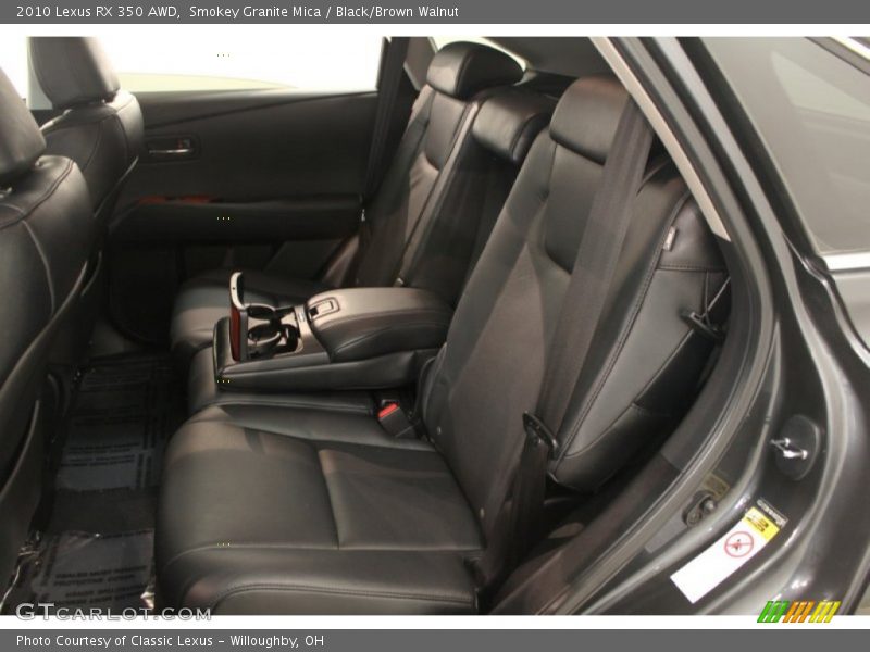 Smokey Granite Mica / Black/Brown Walnut 2010 Lexus RX 350 AWD