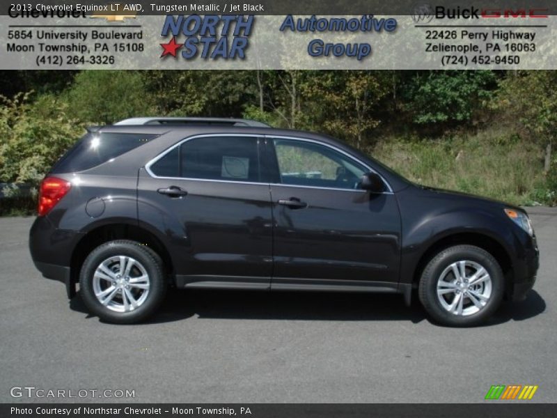 Tungsten Metallic / Jet Black 2013 Chevrolet Equinox LT AWD