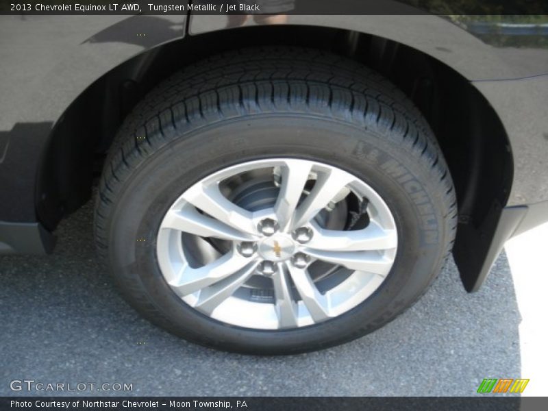Tungsten Metallic / Jet Black 2013 Chevrolet Equinox LT AWD