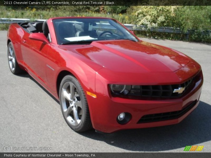 Crystal Red Tintcoat / Black 2013 Chevrolet Camaro LT/RS Convertible