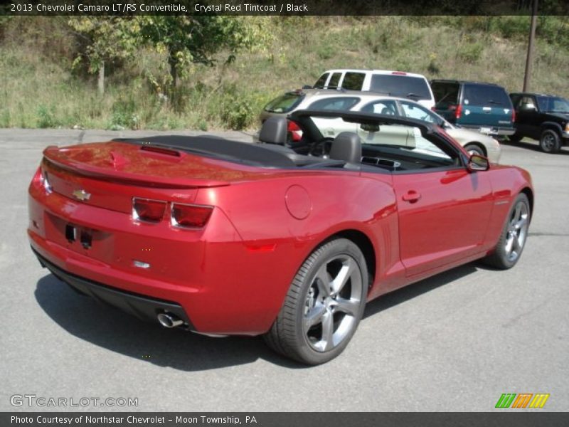 Crystal Red Tintcoat / Black 2013 Chevrolet Camaro LT/RS Convertible