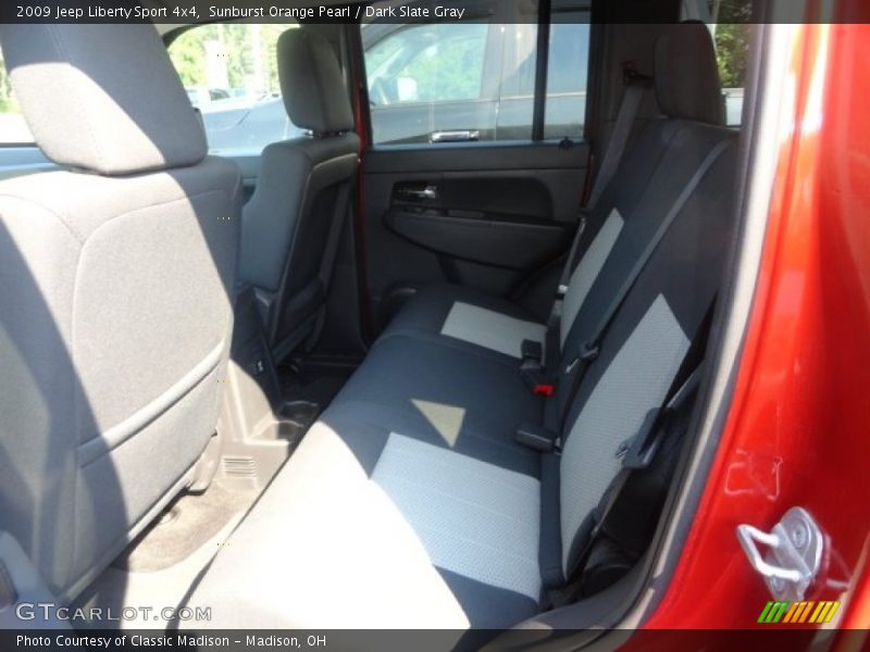 Sunburst Orange Pearl / Dark Slate Gray 2009 Jeep Liberty Sport 4x4