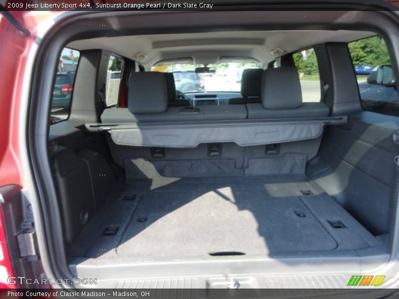 Sunburst Orange Pearl / Dark Slate Gray 2009 Jeep Liberty Sport 4x4