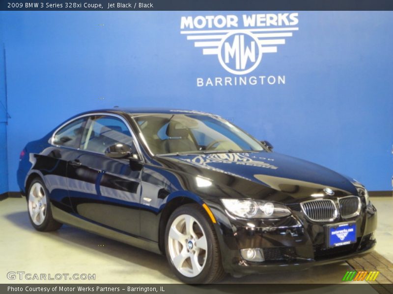 Jet Black / Black 2009 BMW 3 Series 328xi Coupe
