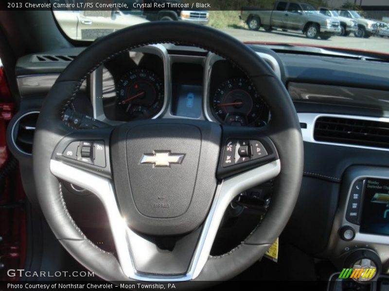 Crystal Red Tintcoat / Black 2013 Chevrolet Camaro LT/RS Convertible
