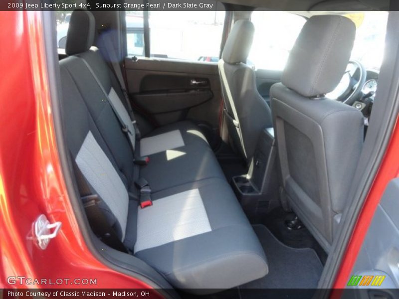 Sunburst Orange Pearl / Dark Slate Gray 2009 Jeep Liberty Sport 4x4