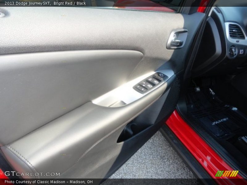 Bright Red / Black 2013 Dodge Journey SXT