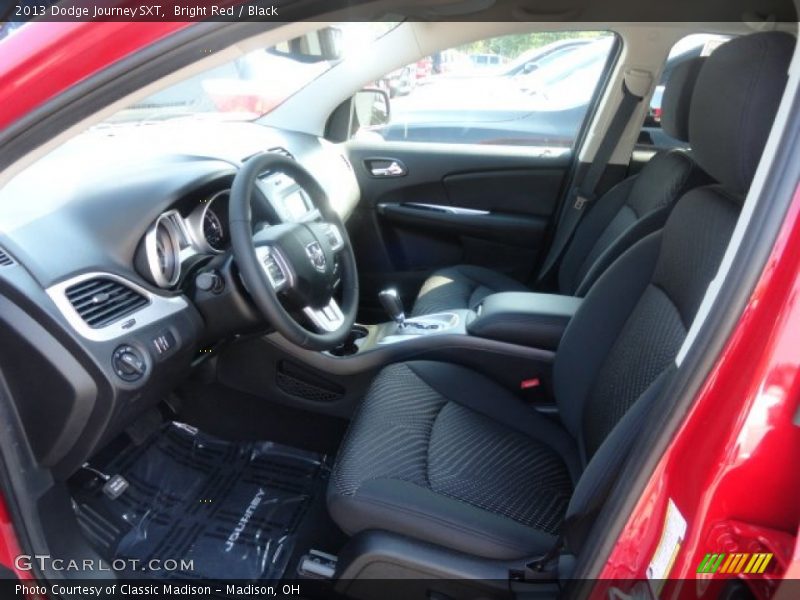 Bright Red / Black 2013 Dodge Journey SXT