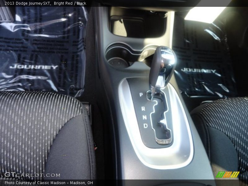 Bright Red / Black 2013 Dodge Journey SXT
