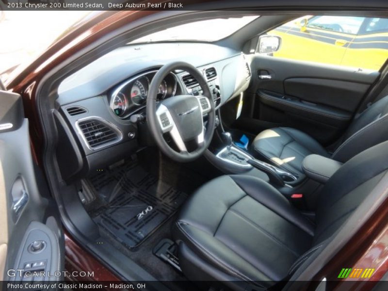 Deep Auburn Pearl / Black 2013 Chrysler 200 Limited Sedan