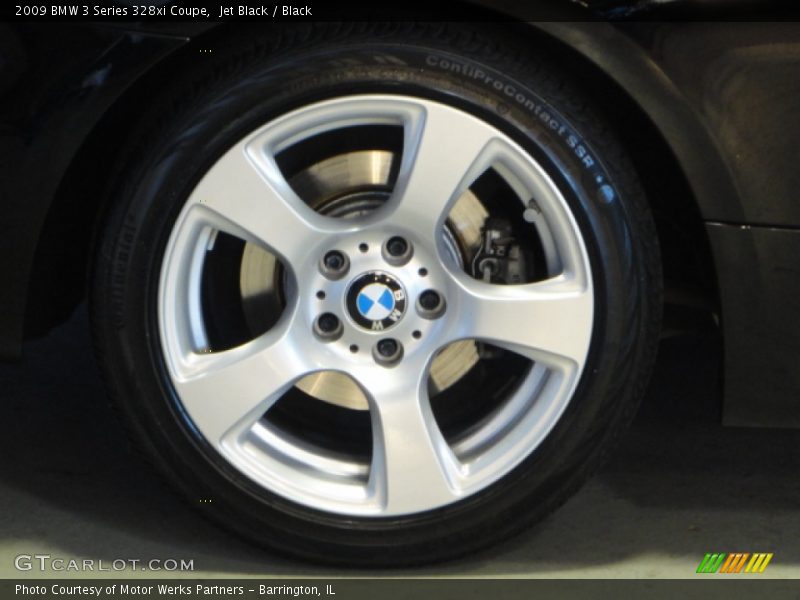 Jet Black / Black 2009 BMW 3 Series 328xi Coupe