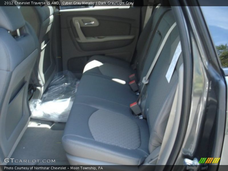 Cyber Gray Metallic / Dark Gray/Light Gray 2012 Chevrolet Traverse LS AWD
