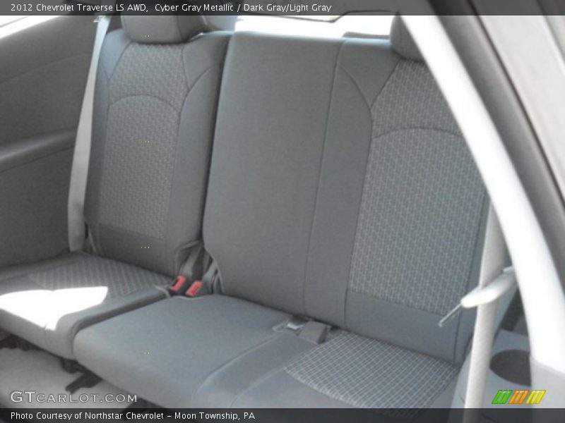 Cyber Gray Metallic / Dark Gray/Light Gray 2012 Chevrolet Traverse LS AWD