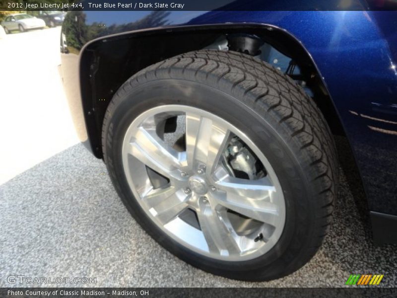 True Blue Pearl / Dark Slate Gray 2012 Jeep Liberty Jet 4x4