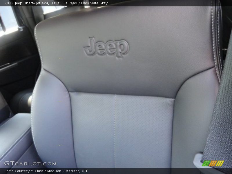 True Blue Pearl / Dark Slate Gray 2012 Jeep Liberty Jet 4x4