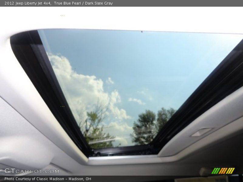 True Blue Pearl / Dark Slate Gray 2012 Jeep Liberty Jet 4x4